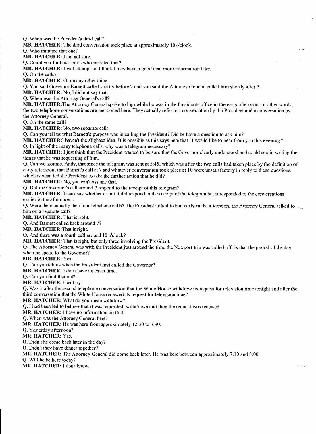 Transcript of News Conference page 2