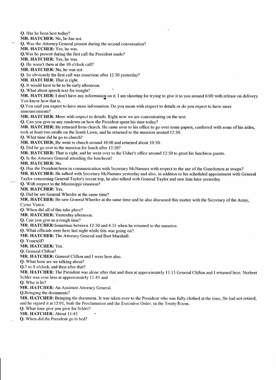 Transcript of News Conference page 3